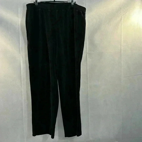 Erika Velour Pants Black Size PXL - Picture 1 of 5